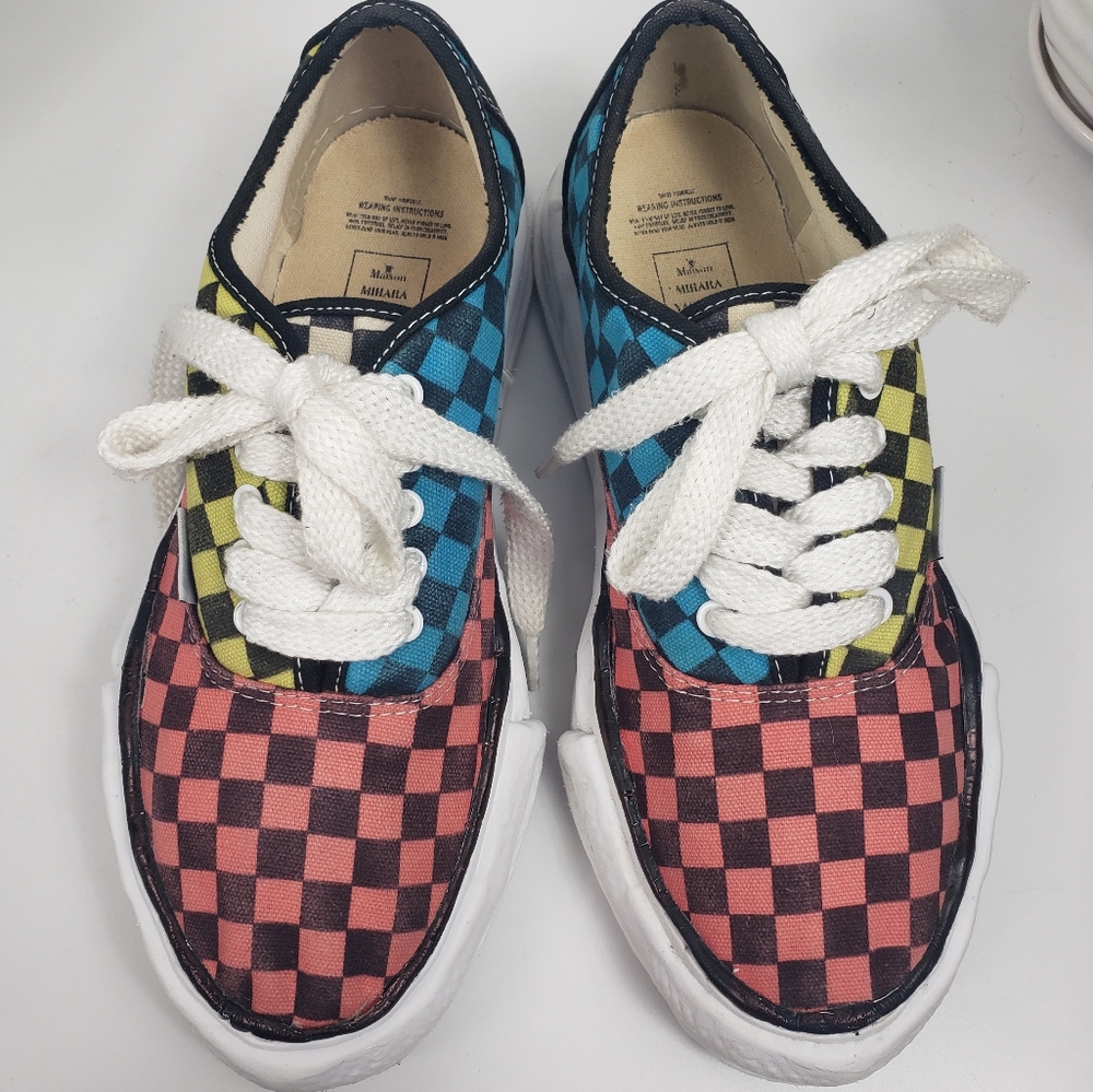 Maison Mihara Yasuhiro Sneaker Checker Throwback Streetwear Y2K Vintage 44 /10